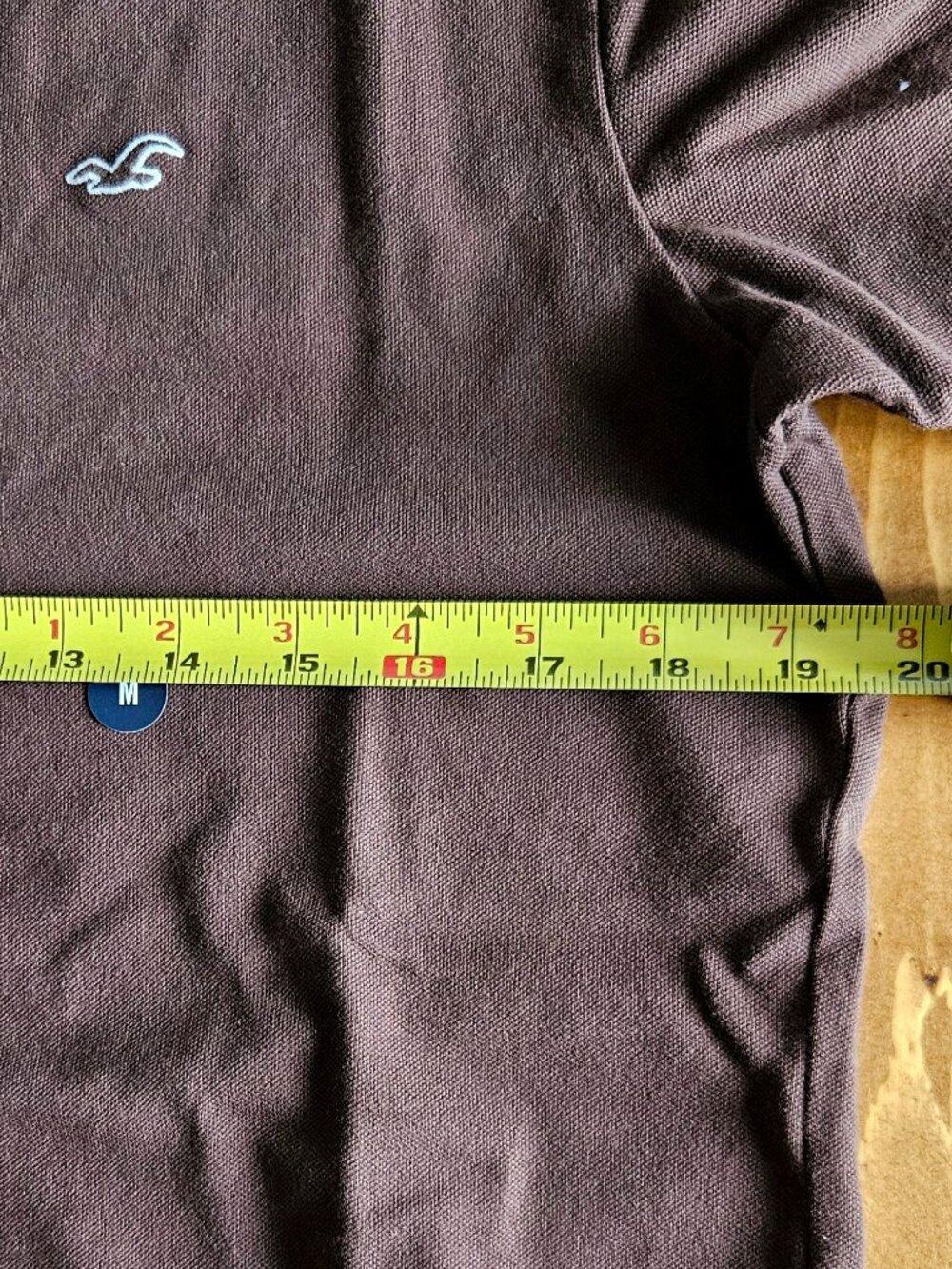 Hollister Icon Advanced Stretch Polo Shirt – Brown, Size Medium, NWT - Picture 11 of 12